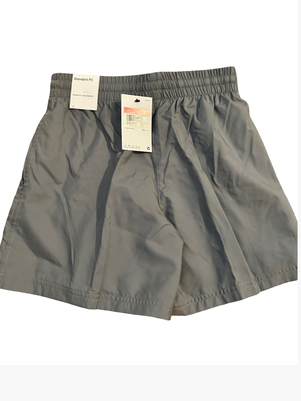 Nike Kids Gray Elastic Waist Athletic Shorts